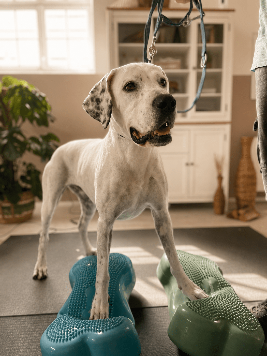 646ae5a2-bcee-4e5f-ac5d-d3e548a8688a Dogo Argentino, Tierphysiotherapie und Balancekissen